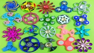 20 Super Cool Fidget Spinners! Huge Fidget Spinner Collection! Fidget Spinner Compilation!