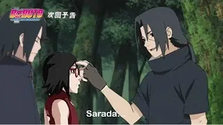 Sasuke mempertemukan Sarada dengan Itachi pada Episode ini........