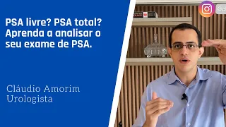 PSA livre? PSA total? Aprenda a analisar o seu exame de PSA.