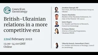 British-Ukrainian relations in a more competitive era