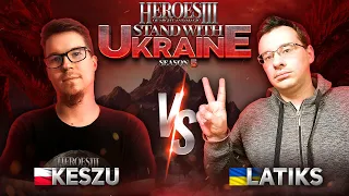 Heroes 3 Charity [StandWithUkraine-5 Day 3] kesZu vs. Latiks (Mt_Jebus bo1)  by twaryna & Light