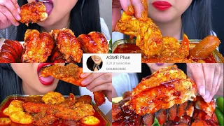 COMPILATION VIDEO MUKBANG ASMR PHAN Eating SEAFOOD 🦀 [requested]