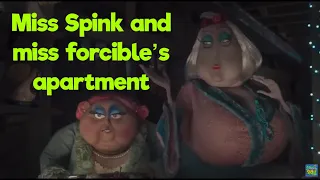 Coraline miss spink and miss forcible’s apartment scene.