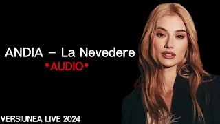 Andia - La nevedere - Versiune LIVE 2024 *AUDIO*