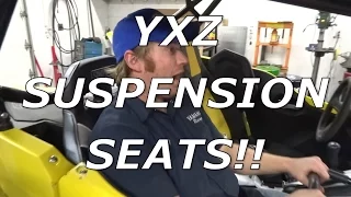 Installing suspension seats on a Yamaha YXZ! SXSBlog.com Garage Episode 15