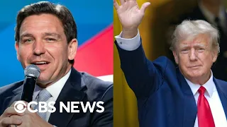 Trump, DeSantis give dueling speeches, try to win over evangelical voters