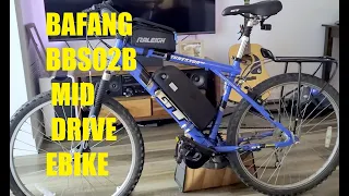 750W BAFANG BBS02B Mid Drive Install and Range Test