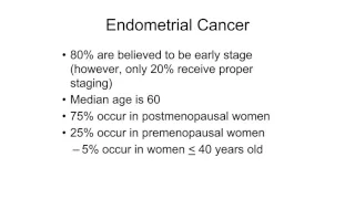 Endometrial Hyperplasia & Carcinoma