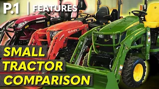 TRACTOR COMPARISON PART 1 | JOHN DEERE vs. KUBOTA vs. YANMAR [ Tractor Comparison ]