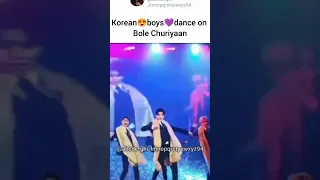 Korean boys dance on Indian song 💜👇drop your comment here 👇