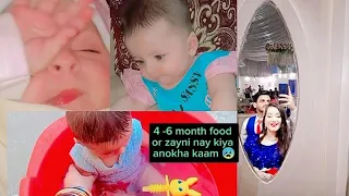 4-6 month baby food + inki Anokhi harkatyn || spend some quality time with me 😋||