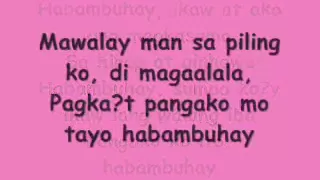 habambuhay - yeng constantino (lyrics)