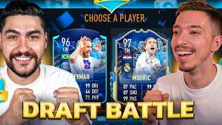 CEI MAI TARI JUCATORI TOTS LA UN NOU DRAFT BATTLE THEO VS OVVY !!! FIFA 23 ROMANIA !!!