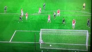 Toni Kroos Amazing Goal Arsenal vs Bayern München 0 - 1 HD 19/ 2/ 2014 HD