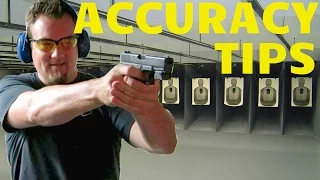 HOW TO SHOOT A HANDGUN BETTER! TOP TIPS FOR ACCURACY!