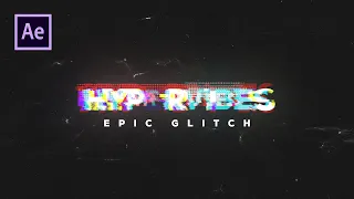 Distorted Glitch Text Effect in After Effects - After Effects Tutorial