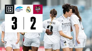 Real Madrid CF vs Levante UD (3-2) | Resumen y goles | Highlights Finetwork Liga F