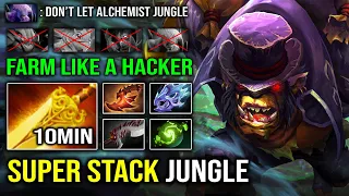 EPIC 10MIN RADIANCE Super Stack Jungle Alchemist Crazy Farm Like a Hacker +1134 GPM Pro Dota 2