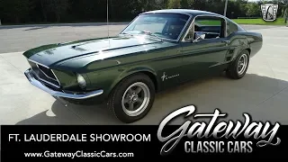 1967 Ford Mustang Fastback GT Bullitt Tribute Gateway Classic Cars of Ft. Lauderdale #1051