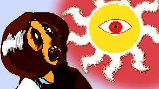 An Angry Fiery Sun Consumes You But Gotta Keep Working In This Horror Game - There Swings A Skull