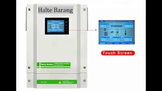 On Off Hybrid Inverter 5500w 48v Touch Screen working without battery