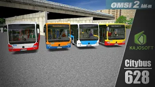 OMSI 2 PREVIEW: Addon Citybus 628c LF | Mercedes Conecto von Kajot3D ☆ Let's Play OMSI 2 | #968
