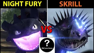Night Fury vs Skrill, Who Would Win #41 -Did you know?