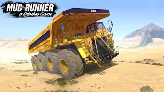 Spintires: MudRunner - Giant Goliath Truck Driving Through the Sahara