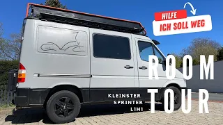 Roomtour kleinster Sprinter L1H1 | Unser erster Van Ausbau | zu verkaufen der kleine Offroader