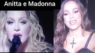 Anitta fala como se sentiu ao participar do show da Madonna no Rio de Janeiro