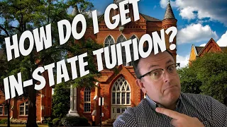 FREE COLLEGE: IN-STATE TUITION.  What is needed to be an in-state resident for college tuition?