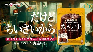 UHA 味覚糖 カヌレット Cannelétte CM 「だけどちいさいから」篇 15秒