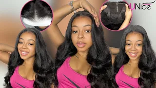 READY TO WEAR GLUELESS WIG | PRE CUT LACE | BEGINNER FRIENDLY | FT UNICE HAIR