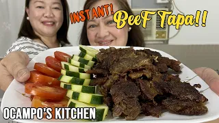 INSTANT Beef Tapa ??? Tapang Kalabaw/Damulag/Tapsilog - Ocampo's Kitchen