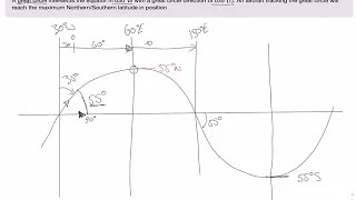 Vertex calculation example - ATPL GNAV