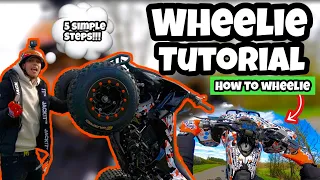 How To Wheelie A Atv In 5 Simple Steps | Atv Wheelie Tutorial *Straightup631*