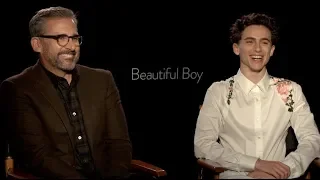 BEAUTIFUL BOY interviews - Timothee Chalamet, Steve Carell, Amy Ryan - Gone Baby Gone