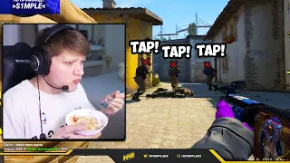 S1MPLE GOES 1 TAPS ONLY! NEW UPDATE BROKE THE GAME?! CS:GO Twitch Clips