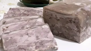 Домашний сальтисон /Meat appetizer.