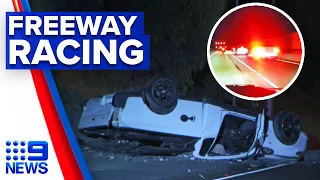 Driver left to die after drag racing accident | 9 News Australia