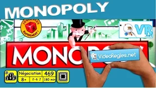 Vidéorègle Jeu de Société " MONOPOLY "+ (règles dé rapide) par Yahndrev (#469)