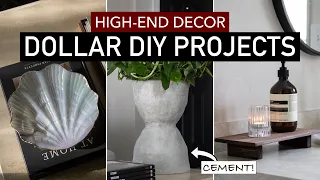 Dollar DIY Decor - 4 BEST Projects Right Now! (not cheap looking)