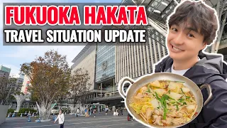 (2023 Autumn) Kyushu Fukuoka Travel Situation Update from Hakata, Tenjin, Nakasu, Canal City Ep. 438