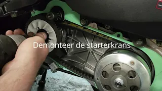 Montagevideo vervangen variobus china gy6 motor euro4 dellorto(varioring verwijderen) o.a BTC en AGM