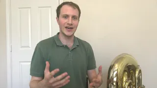 2020-2021 TMEA All-State Tuba Virtual Masterclass (Etude #1)