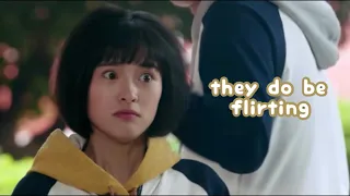 chen xiaoxi and jiang chen teasing each other for 2 minutes straight