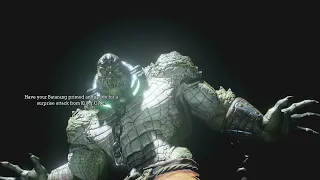 Batman Arkham Asylum| Killer Croc boss