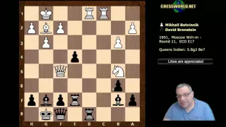 Evolution of Chess Style #190: Botvinnik - Bronstein : Game 11: World Championship Match (1951)