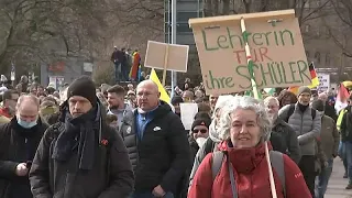 В Германии протестуют ковид-диссиденты