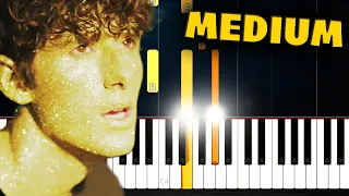 JVKE - golden hour - Piano Tutorial (MEDIUM)